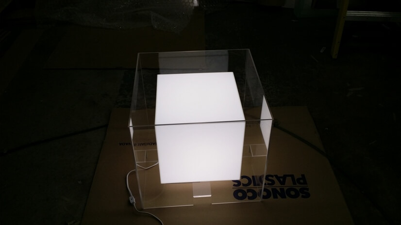 Acrylic Illuminated side table
